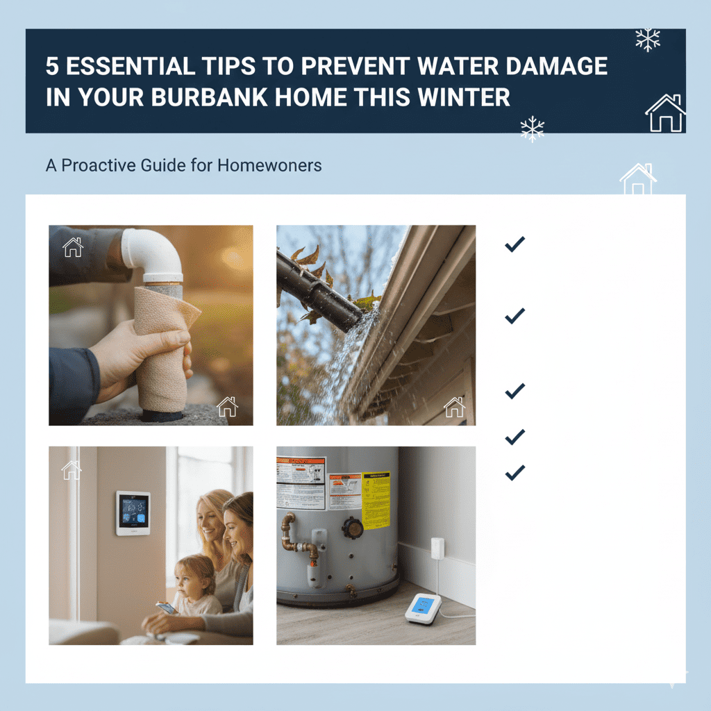 5 Essential Tips to Prevent Water Damage in Your Burbank Home This Winter